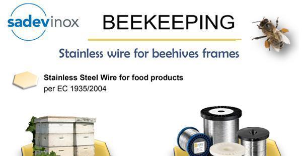 STAINLESS WIRE FOR BEEHIVES FRAMES
